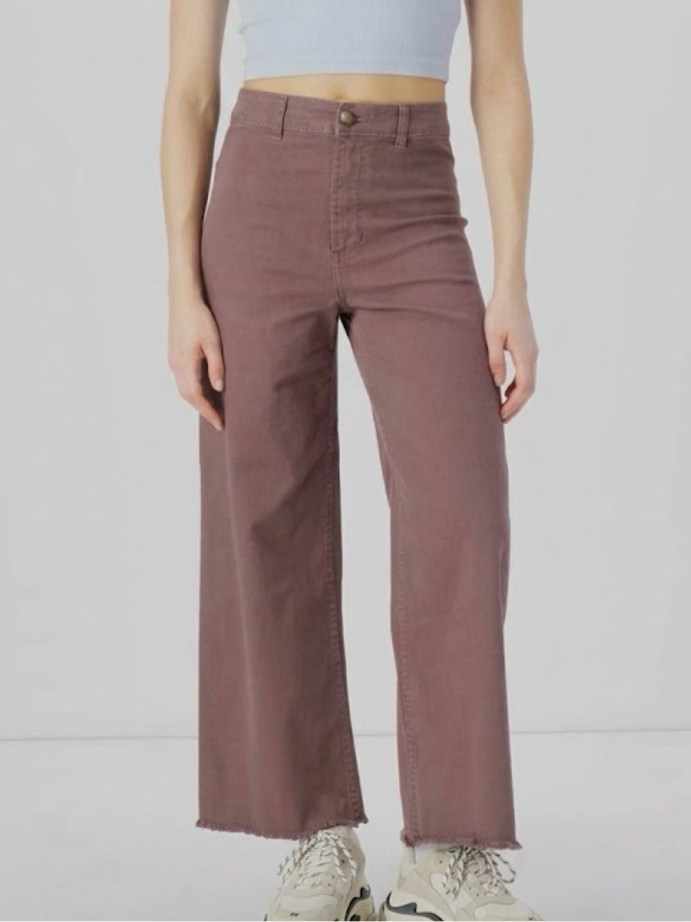 Billabong Free Fall High-Rise Wide-Leg Jeans in Mauve Size 27